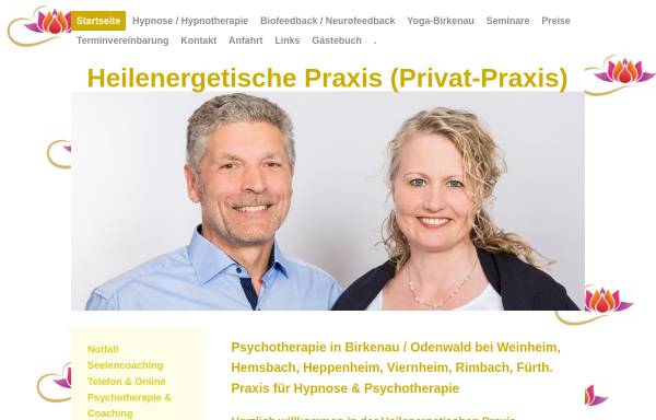 Vorschau von www.alyoga.de, Heilenergetische Praxis - Hypnose - Psychotherapie - Coaching