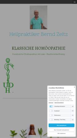 Vorschau der mobilen Webseite www.berndzeitz.de, Bernd Zeitz