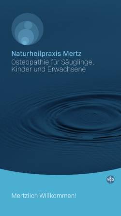 Vorschau der mobilen Webseite nhp-mertz.de, Christian Mertz