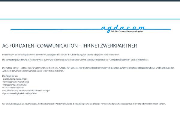 agdacom, AG für Daten-Communication