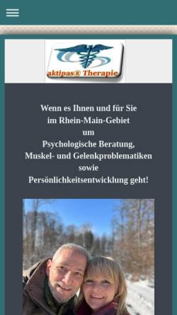 Vorschau der mobilen Webseite www.aktipas.de, Therapeutikum Im Trutz