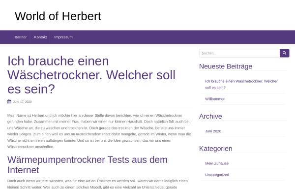 Vorschau von www.world-of-herbert.de, Laass, Herbert