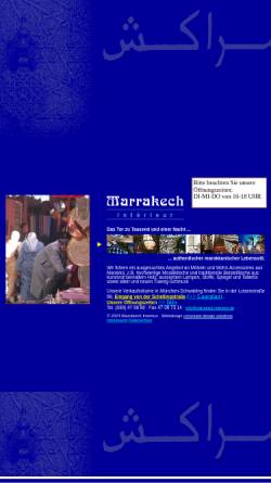 Vorschau der mobilen Webseite www.marrakech-interieur.de, Marrakech Interieur