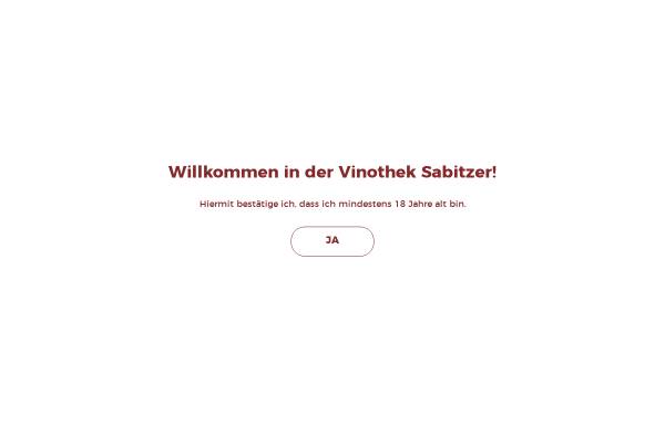 Vorschau von sabitzer.de, Weinhandel Sabitzer GmbH