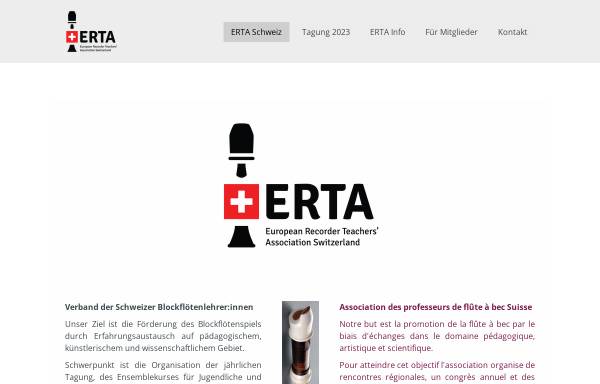 Vorschau von www.erta-schweiz.ch, ERTA Schweiz