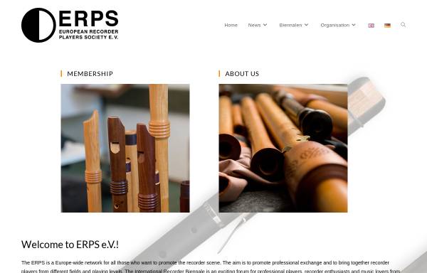 European Recorder Players Society - ERPS e.V.