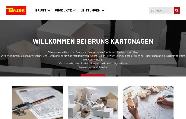 Vorschau von www.bruns-kartonagen.de, Bruns GmbH