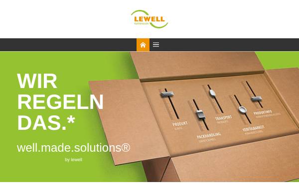 Vorschau von www.lewell.de, Lewell Kartonagen GmbH