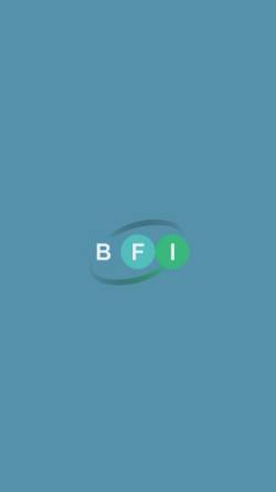 Vorschau der mobilen Webseite www.bfi-gruppe.de, BFI Informationssysteme GmbH