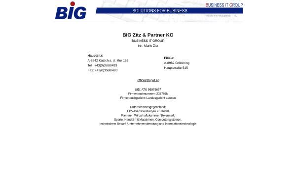 Vorschau von www.big-it.at, BIG Business IT Group