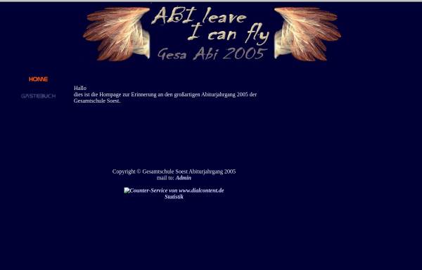 Vorschau von www.heliweb.de, Soest - Gesamtschule - ABI leave I can fly