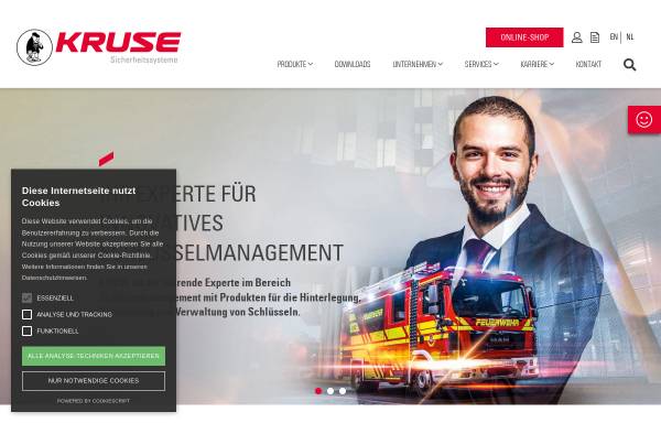 Vorschau von www.kruse-sicherheit.de, Kruse Sicherheitssysteme GmbH & Co. KG