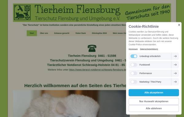 Tierheim Flensburg - Tierschutz Flensburg und Umgebung e.V.