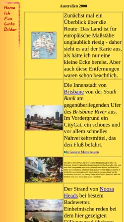 Vorschau der mobilen Webseite www.ingo-untiedt.de, Australien 2000 [Ingo Untiedt]