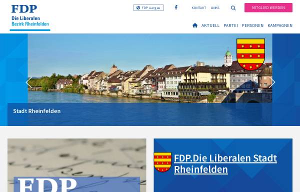 Vorschau von www.fdp-bezirk-rheinfelden.ch, FDP Bezirk Rheinfelden