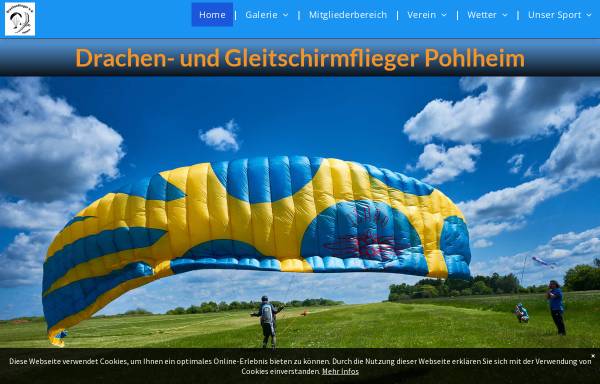 Vorschau von www.drachenflieger-pohlheim.de, Drachenflieger Pohlheim e.V