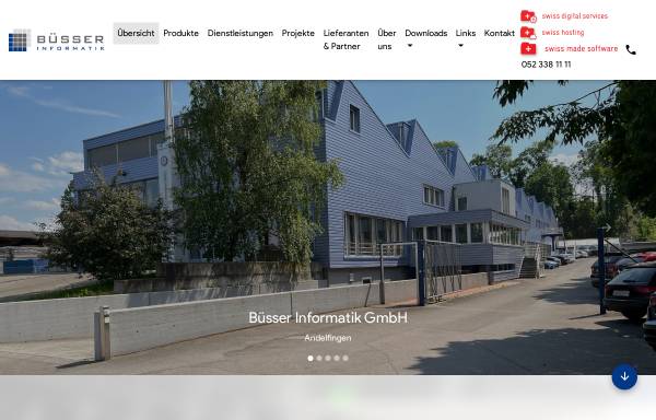Vorschau von www.buesser.ch, Büssner Informatik