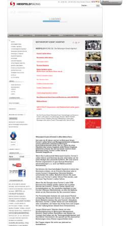 Vorschau der mobilen Webseite www.heidfeld-racing.de, Heidfeld Racing