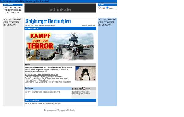 Vorschau von www.salzburg.com, Salzburger Nachrichten: Kampf gegen den Terror