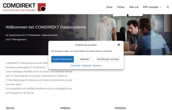 Vorschau von www.comdirekt-it.de, COMDIREKT Datensysteme