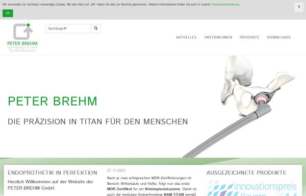 Vorschau von www.peter-brehm.de, Peter Brehm GmbH