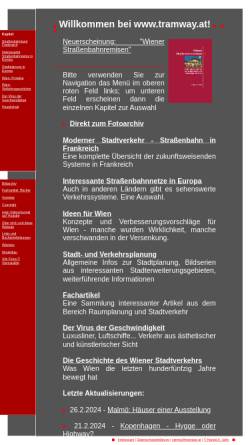 Vorschau der mobilen Webseite www.tramway.at, Stadt- und Verkehrsplanung in Wien und anderswo