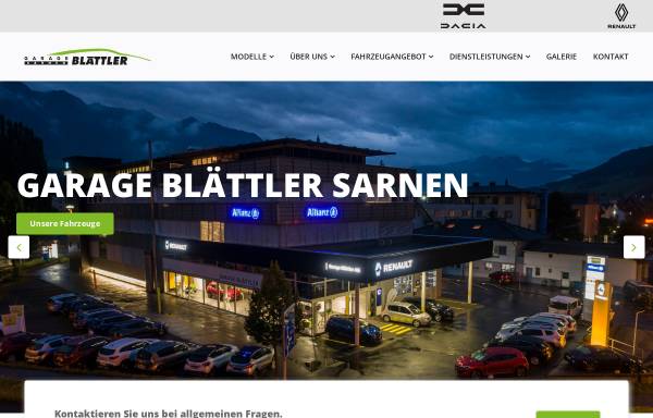 Vorschau von www.garage-blaettler.ch, Garage Blättler AG, Sarnen