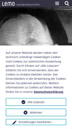 Vorschau der mobilen Webseite www.dhm.de, Ludwig Renn