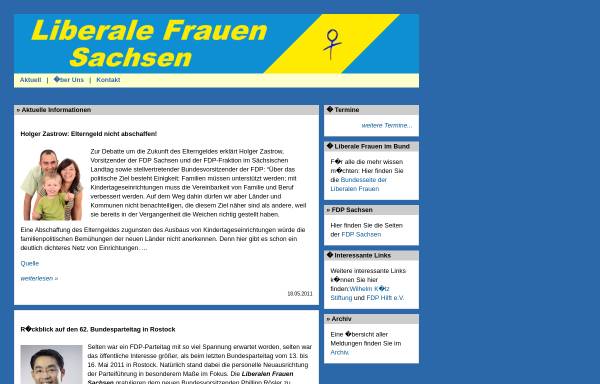 Vorschau von www.liberale-frauen-sachsen.de, Liberale Frauen Sachsen