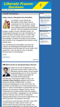 Vorschau der mobilen Webseite www.liberale-frauen-sachsen.de, Liberale Frauen Sachsen