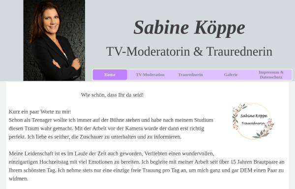 Vorschau von www.moderatorin.de, Sabine Köppe