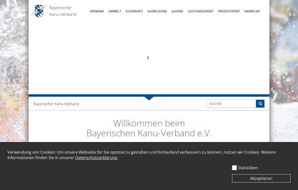 Vorschau von www.kanu-bayern.de, Bayerischer Kanu-Verband