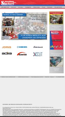 Vorschau der mobilen Webseite www.maschinen-stockert.de, Maschinen Stockert Großhandels GmbH