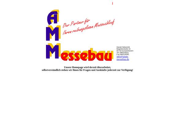Vorschau von www.amm-messebau.de, AMM Harald Siebentritt