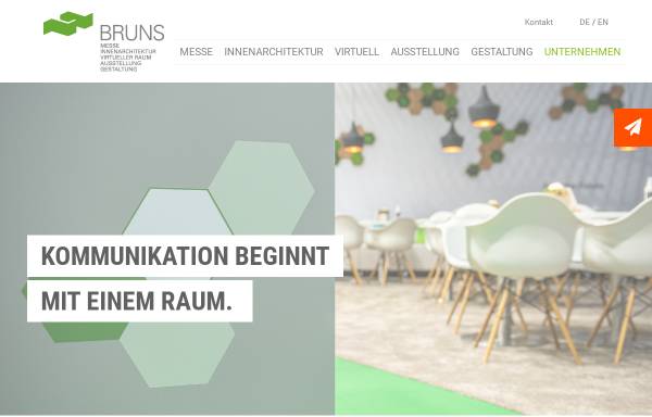 Vorschau von www.bruns-messebau.de, Bruns Messe- und Ausstellungsgestaltung GmbH