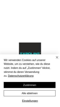 Vorschau der mobilen Webseite www.expoline.de, Expoline Internationaler Messebau GmbH