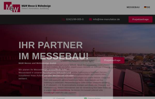 Vorschau von www.mw-messebau.de, Mahner & Willems Messebau GmbH