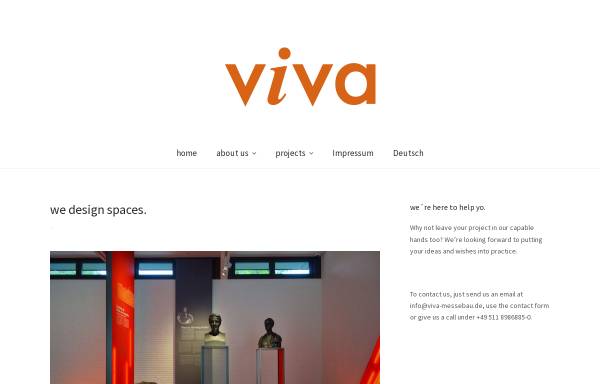 Vorschau von www.viva-messebau.de, Viva GmbH
