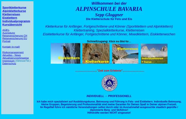 Vorschau von www.alpinschulebavaria.com, Alpinschule Bavaria