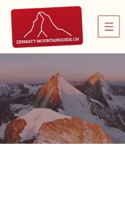 Vorschau der mobilen Webseite www.zermatt-mountainguide.ch, Zermatt - Bergführer und Skilehrer