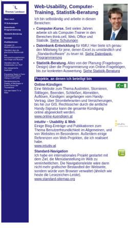Vorschau der mobilen Webseite www.landauer.at, Landauer, Thomas