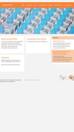 Vorschau der mobilen Webseite www.kempf-pfaltz.ch, Kempf und Pfaltz - Histologische Diagnostik