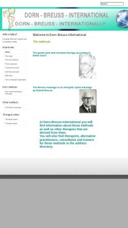 Vorschau der mobilen Webseite www.dorn-breuss-international.de, Dorn-Breuss-International