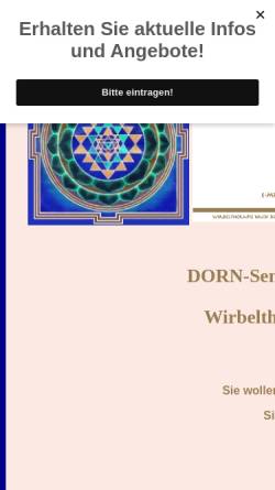 Vorschau der mobilen Webseite www.wirbeltherapie-nach-dorn.de, Heil-Insel Lindau