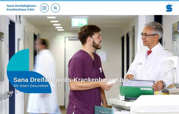 Vorschau von www.dfk-koeln.de, Dreifaltigkeits-Krankenhaus Köln-Braunsfeld GmbH
