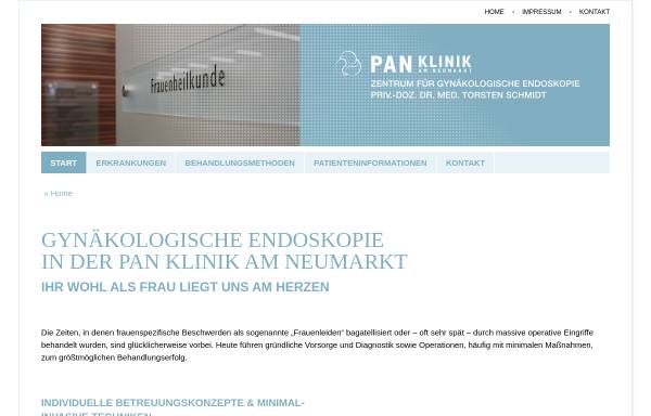 Vorschau von www.endoskopie-koeln.de, Praxisklinik für Gynäkologische Endoskopie