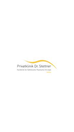 Vorschau der mobilen Webseite www.privatklinik-stettner.de, Privatklinik Dr. Stettner