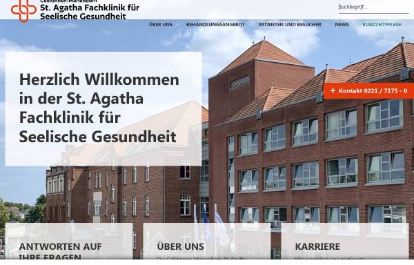 Vorschau von www.st-agatha-krankenhaus.de, St. Agatha-Krankenhaus gGmbH