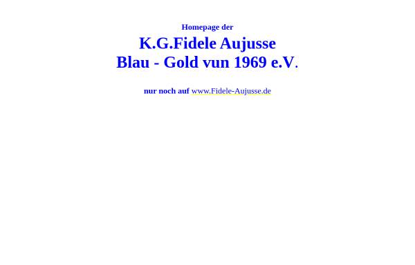 Vorschau von www.mynetcologne.de, Fidele Aujusse Blau-Gold vun 1969 e.V.