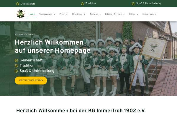 Vorschau von www.kgimmerfroh.de, KG Immerfroh 1902 Köln-Worringen